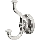 Gatco 4125 Tavern Twin Robe Hook, Polished Nickel