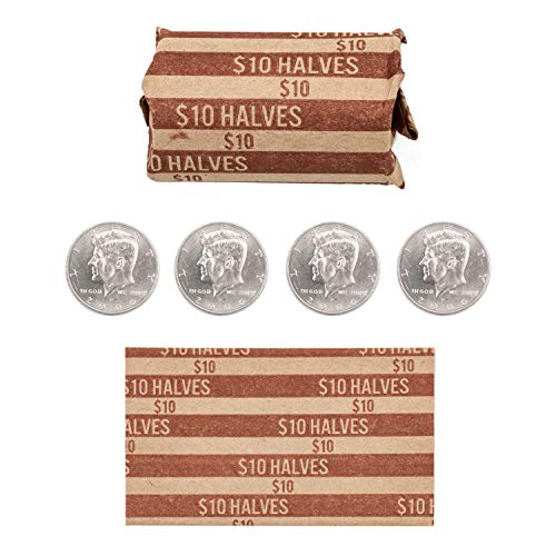 Half Dollar Coin Wrappers, 100 Flat Striped Coin Wrappers Pricepulse