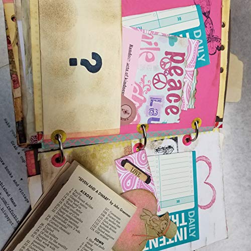 Junk Journal - Altered Book - Here's To Me - Keepsake - Gift - Thumbnail 6
