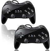 Beastron 2 PK New Classic Pro Controller Console Gampad/Joypad Compatible with Wii, Wii U Black