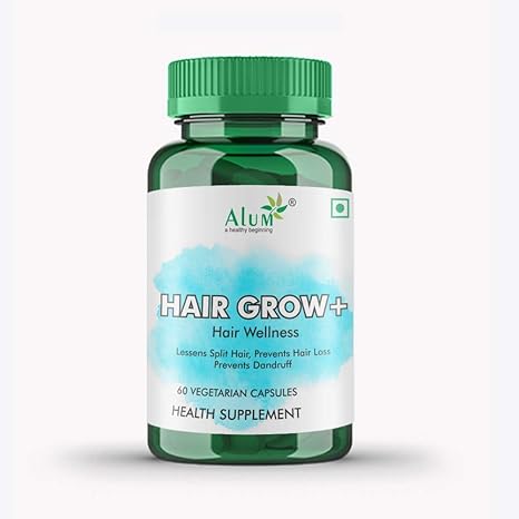 Buy Alum Hair Grow Capsule Hair Growth Supplements For Men 60 Veg