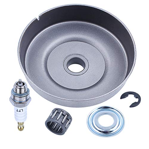 Adefol 7 Teeth Clutch Drum Needle Bearing Kit for Stihl 034 036 039 MS310 MS360 MS390 034 Chainsaw Replacement Parts with Clutch Washer Clip Spark Plug for 1125 640 2000, 1125 640 2004