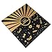 Unomor Birthday Photo Booth Props, Bronzing Rose Gold and Black Funny Happy Birthday Party Favors Supplies Photobooth Props Kit 48Pcs/Pack