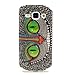 Galaxy J1 Case, Style Hybrid Fancy Colorful Pattern Hard Soft Silicone Back Case Cover Fit for Samsung Galaxy J1 (Owl)