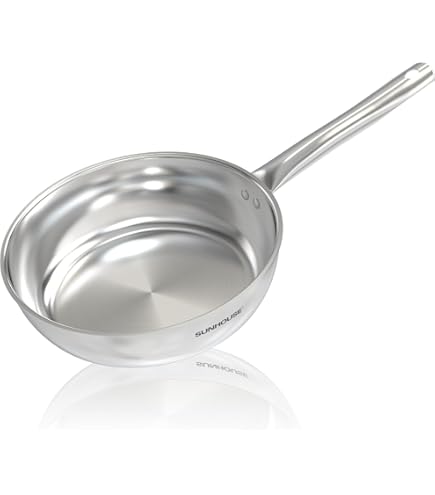 Klein Steelpannetje Vogue Mini GG761 Copper Tri Wall Sauté Pan 80mm - Catering Appliance Mini Steelpan