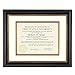 Artcare by Nielsen Bainbridge 12x15 Tuscan Collection Black and Gold Archival Document Frame with Warm White Mat for 8.5x11 Document