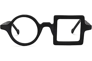 Zeelool Blue Light Blocking Glasses for Women Men Acetate Vintage Asymmetric Eyewear Paola FA0602