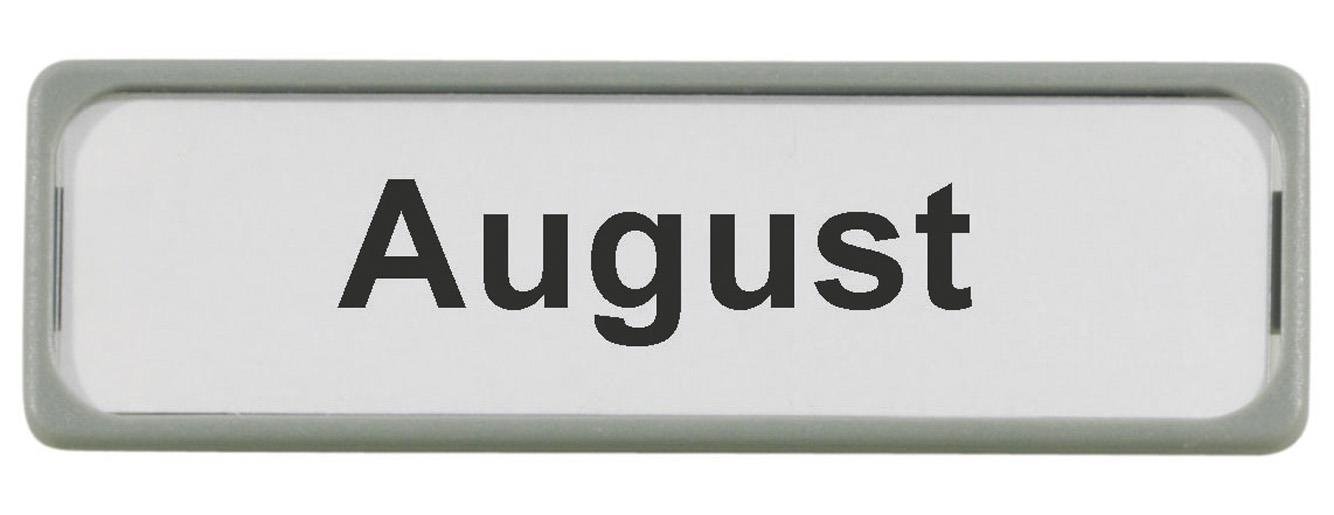 MAUL 65198-82 Magnetic Sign Plastic Dimensions 80 x 25 mm Grey