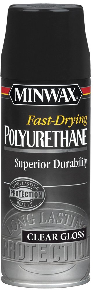 Minwax 33050000 Fast-Drying Polyurethane Aerosol, 11.5 ounce, Gloss
