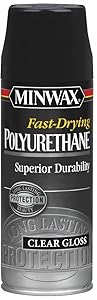 Minwax 33050000 Fast-Drying Polyurethane Aerosol, 11.5 ounce, Gloss