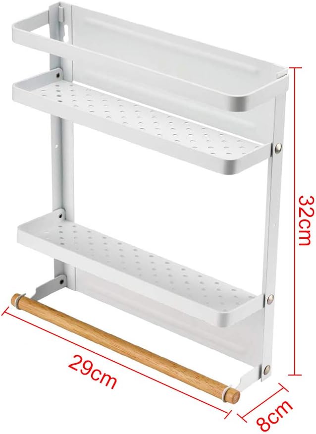 Plegable Soportes Especias UHAPEER Estante Magnetico Frigorifico para