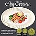 Disposable Plastic Dinner Plates - 50 Pack 10.25