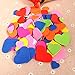 Foam Adhesive Hearts, 540-600pcs Mixed Foam Heart EVA Stickers,Self Adhesive DIY Craft Sticker Embellishment for Kids & Home Decoration (Colorful)
