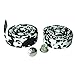 GQMART Road Bike Bicycle Cork Handlebar Bar Grip Wrap Tape + 2 Bar Plugs-Red & Yellow Camo Black & white camothumb 3