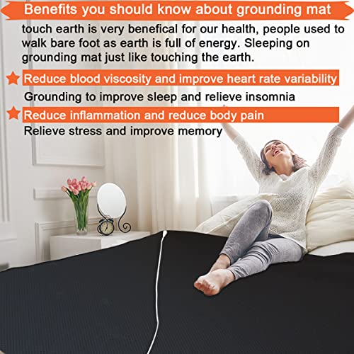 Grounding Mat, Breathable Grounding Mats Plus Ground Cord Grounding
