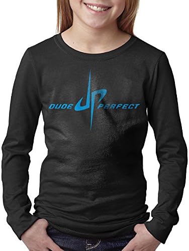 Youth's YouTube DP Dude Perfect Trick Shots Logo Long Sleeve T Shirt Large