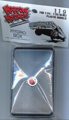 Hoppin Hydros Single Switch Hydro Switchbox (Plastic Box for Project Hobby Model Cars Trains)