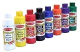 Melissa and Doug Poster Paint, 8 Colors, 8 oz Bottles