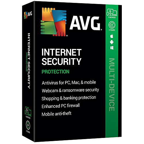 AVG Technologies AVG Internet Security 2020, 5 Devices 2 Year 2020