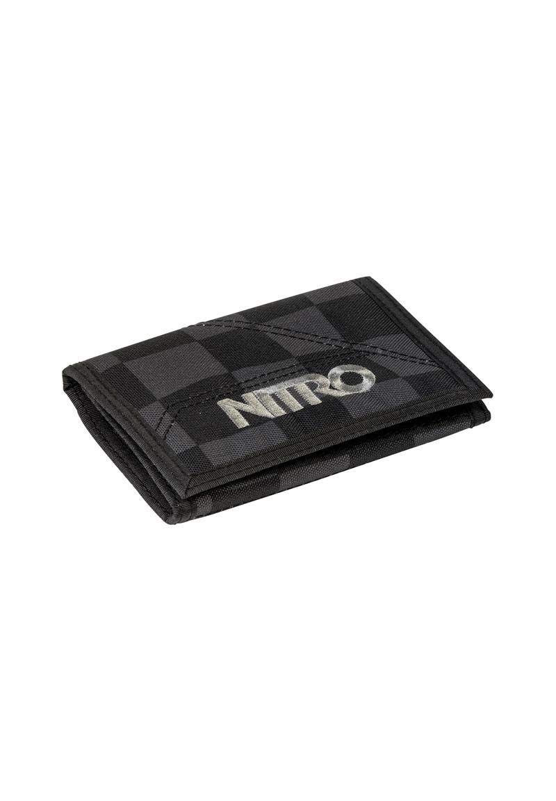 Nitro Wallet, Geldbörse, Geldbeutel, Portemonnaie, Münzbörse, Checker, 10 x 14 x 1 cm