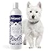 Petpost | Dog Whitening Shampoo with Coconut Oil & Aloe. Brightens White & Light Coats, Moisturizes Skin. Watermelon Scent. 8 oz