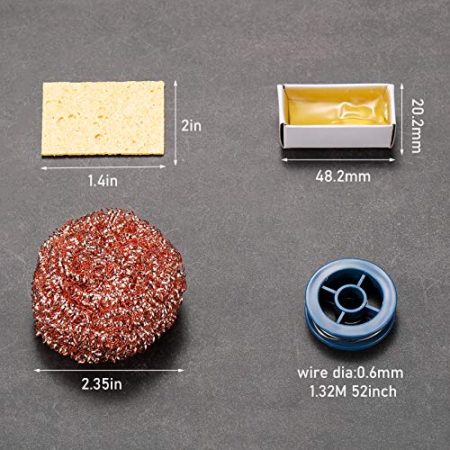 5 Pieces Soldering Iron Tip Cleaner Set Solder Iron Assist Accessories