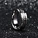 King Will DRAGON Men Tungsten Carbide Ring Wedding Band 8mm Silver Celtic Dragon Inlay Polish Finish