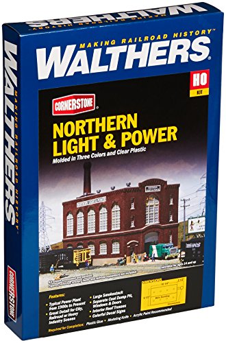 Walthers Cornerstone HO Scale Northern Light and Powerhouse Structure Kit