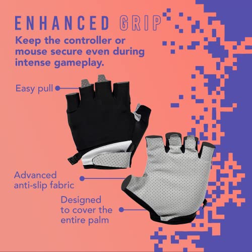 ONISSI Pro Gaming Gloves for Sweaty Hands Gamer Grip Gloves for Video