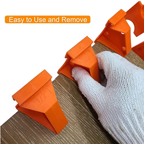 Upgraded 40 Pack Flooring Spacers,with 1/4” & 1/2” Gap,Flooring