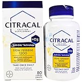 Citracal Calcium Plus D Slow Release 1200, 80 Count (Pack of 3)