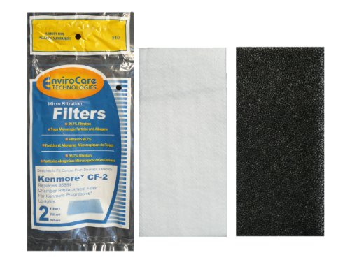 (1) Kenmore CF2 Foam Safety Vacuum Filter, Upright, Progressive Vacuum Cleaners, 86884, 20-86884C, 2086884, 4370432, 610488