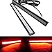 RioRand 2 Pcs 6W 6000K Waterproof Aluminum High Power Xenon Slim LED Light Daytime Running Light SUV Sedan Coupe Vehicle Lamp (Red)
