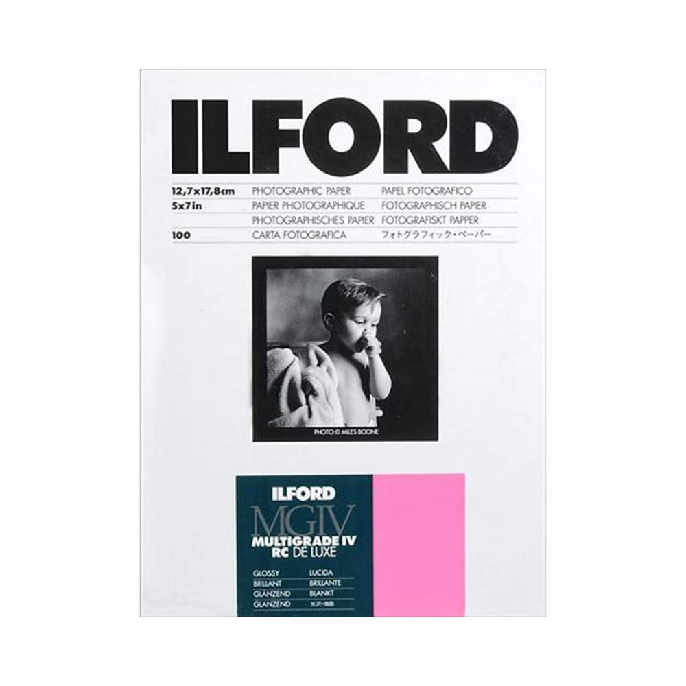 Ilford Multigrade IV RC Deluxe 5" x 7" 100 Sheets Glossy Paper