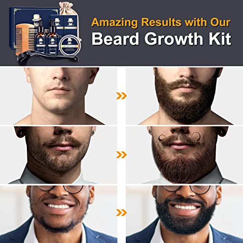 Beard Growth Kit Derma Roller for Beard Growth, Beard Kit with Beard