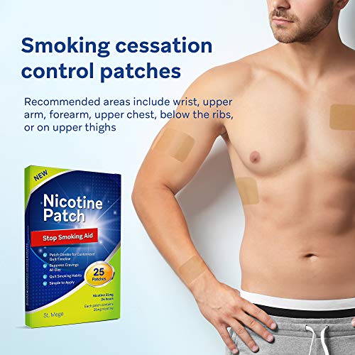 Stop Smoking Aid Nicotine Patch : Easy and Effective Anti-Smoking Stickers - Best Product to Quit Smoking [25 Patches] - Thumbnail 7