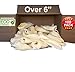 Brazilian Pet 100% Natural - Over 5 inches- Real Cow Ears Prime Dog Chews, Free Range Grass Fed Cattle (100 Count)