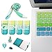 Allinside Green Blue Ombre Keyboard Cover Skin for MacBook Pro 13
