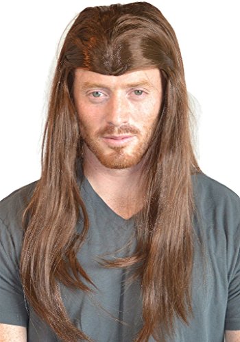 My Costume Wigs Men's Thor Warrior Avengers Superhero Wig (Brown) One Size fits all