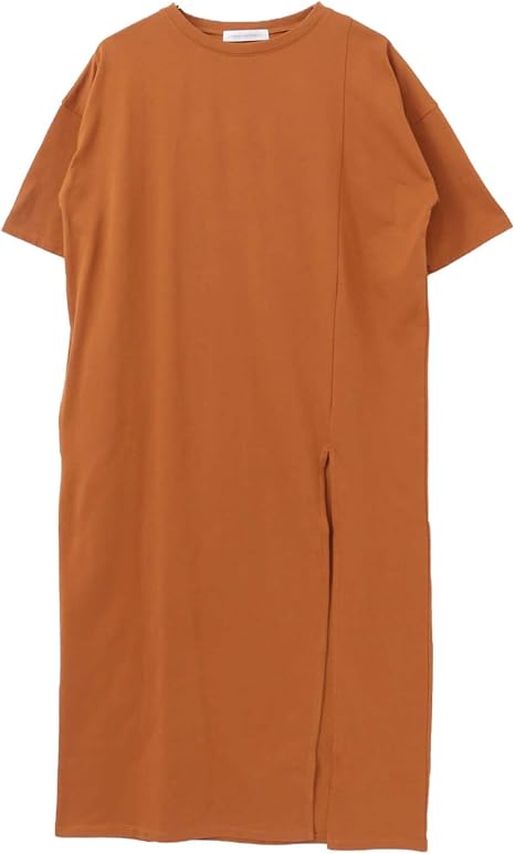 Amazon アーバンリサーチ ワンピース ドレス Ur Tech オーバーサイズスリットワンピース レディース Ur05 26f007 Orange Free ワンピース チュニック 通販