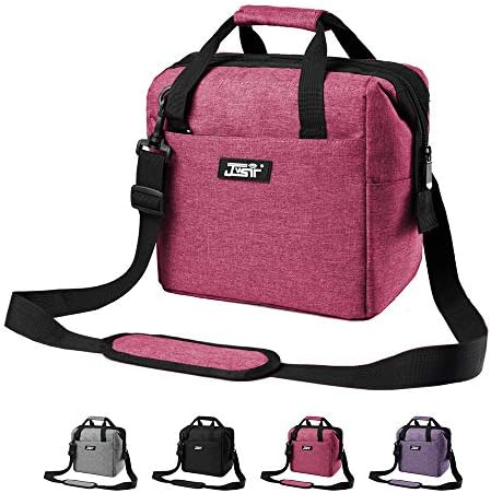 Lunch Bag,Lunch Bag for Men Women Kids,Insulated Lunch Bag Leakproof Resuable Lunch Box Large Capacity Wide Open Lunch Bags with Adjustable Shoulder Strap for Office, School, Work, Picnic Hiking Beach