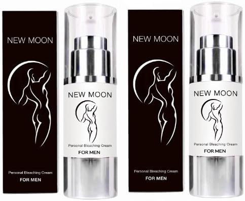2 X NEW MOON NATURAL PERSONAL SKIN BLEACHING CREAM FOR MEN LIGHTENS LIGHTENING