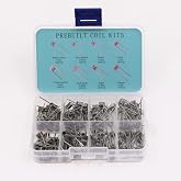 120PCS Prebuilt Coil Kits,8 Kinds of 0.3&Omega; 0.35&Omega; 0.45&Omega; 0.5&Omega; 0.8&Omega; Coils,15PCS Each Prebuilt Coil Kits