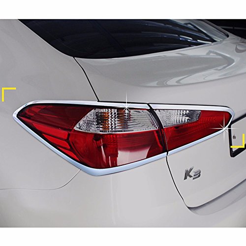 image for KD SAFE K-589 Chrome Silver Rear Tail Lamp Light Cover Molding Trim fo
