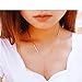 Women Lady Fashion Triangular and Cylindrical Pendant 18K Gold Plated Stainless steel Necklaces Chian