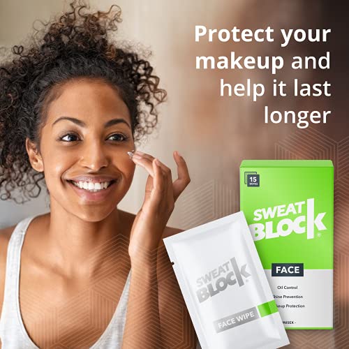 SweatBlock Daily Antiperspirant Face Wipes + Oily Skin Control