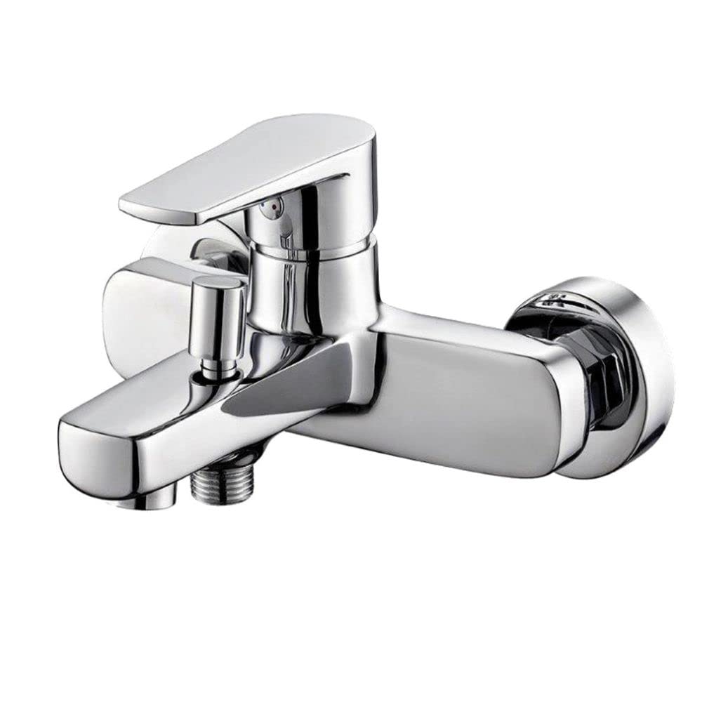 EM Mak Series Mixer Tap for Bathroom Sink Shower Bidet Built-in Chrome Polished Single Lever Hot Water Cold Water (Bath Mixer)
