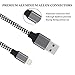 Lightning Cable, Loopilops [3 Pack] iPhone Charger to USB Syncing and Charging Cable Data Nylon Braided Cord Charger for iPhone 8/8 Plus7/7 Plus/6/6 Plus/6s/6s Plus/5/5s/5c/SE(Gray+Black)