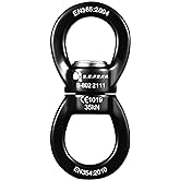 S.E.PEAK 35kN Swing Swivel, CE Certified 360°Rotational Device, Silent Hanging Accessory for Tree Swing, Aerial Dance