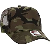 Otto Cap 5-Panel High Crown Mesh Back Trucker Hat